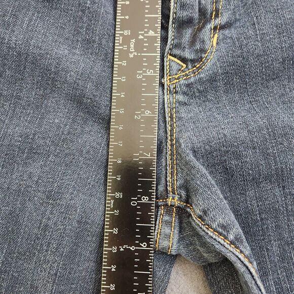 GAP 1969 Women 29/8 Blue Dark Wash Low Rise Always Skinny Stretch Denim Jeans - Picture 11 of 13